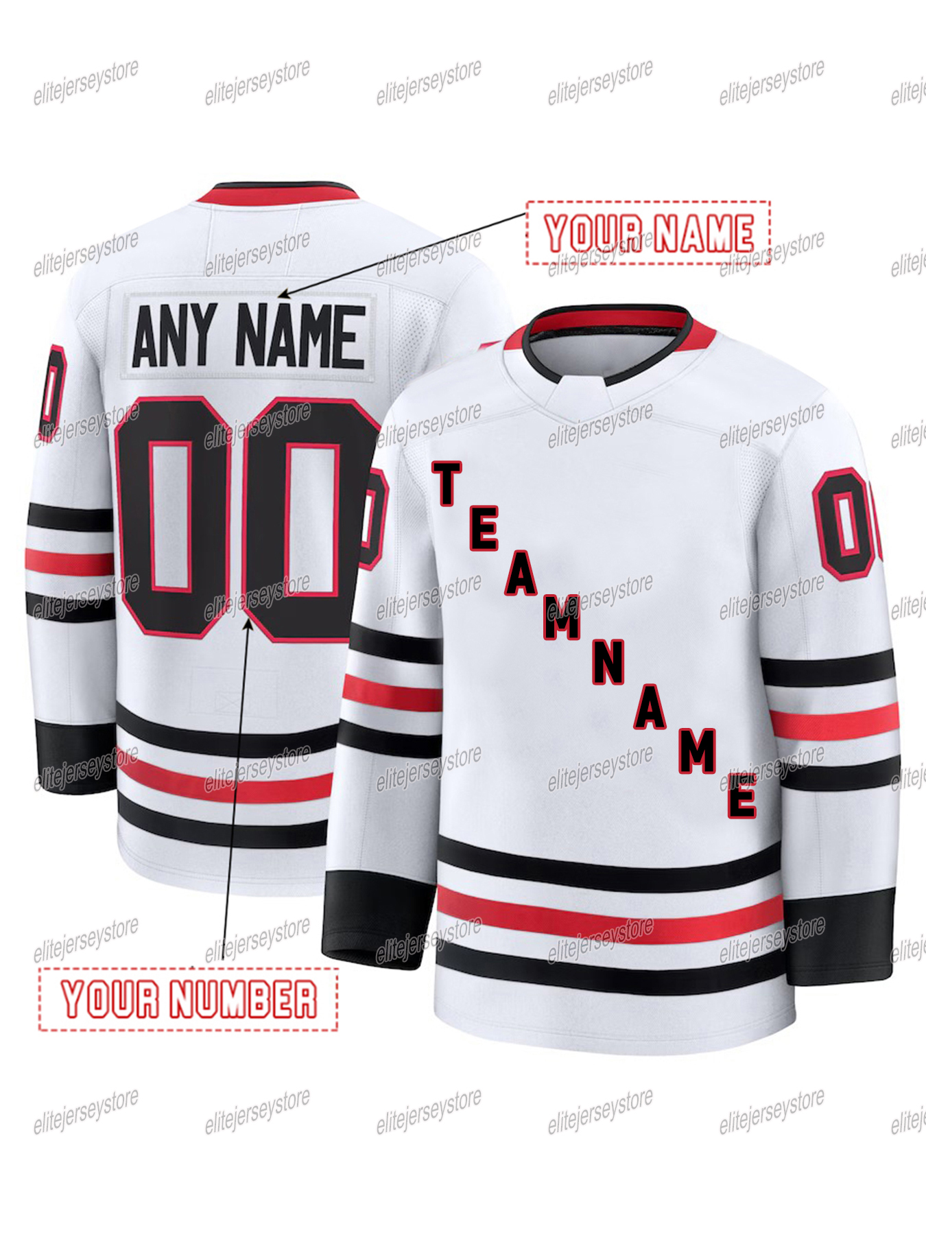 Personalized Custom 2025-26 100th Anniversary Hockey Jerseys 98 Bedard Alex Vlasic Nick Foligno Taylor Hall Bertuzzi Teravainen Maroon Andreas Jones