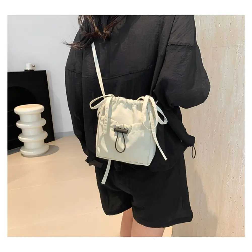 NEW Drawstring Crossbody Bag Fashion Leisure Shoulder Bags Casual Lightweight Large Capacity Tote Bags Cell Phone Purse PouchT251007