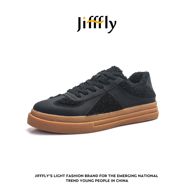 Luxury Women's Outdoor Casual Shoes For Autumn And Winter New Warm Thick Soled Designer Board Shoes Fashion Versatile Student Sports Shoes White 