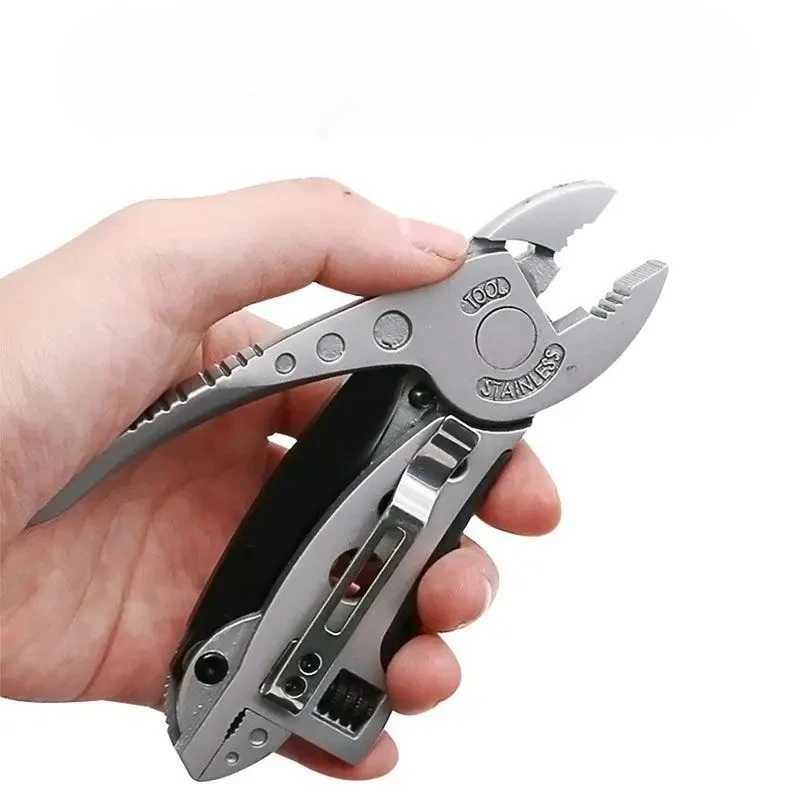 Multifunctional Portable Folding Pliers Set Knife Combination Tool Portable Edc Equipped with Outdoor Survival Wrench J251121