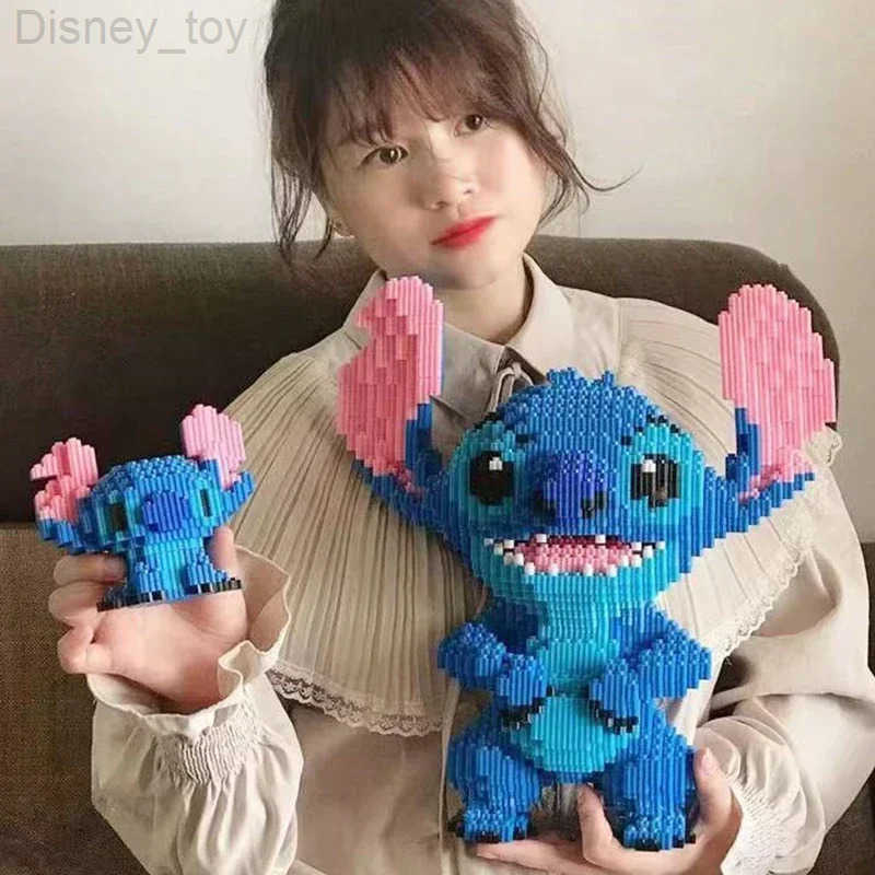 Disney New Stitch Building Blocks Toy Giant Puzzle Assembly for Kids Birthday Gift Desktop Decoration Fast Delivery H251008