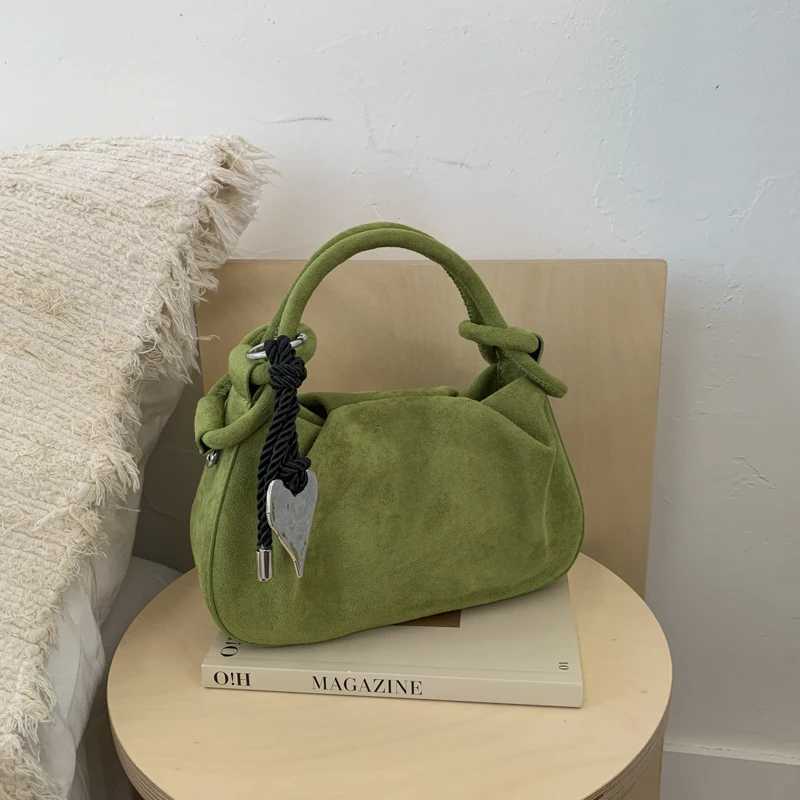 Designer Faux Suede hasp sewing thread Shoder Bags Simple Ladies Bags S 2025 Versatile Cmuting Solid Color Crossbody Bags1 Y251120