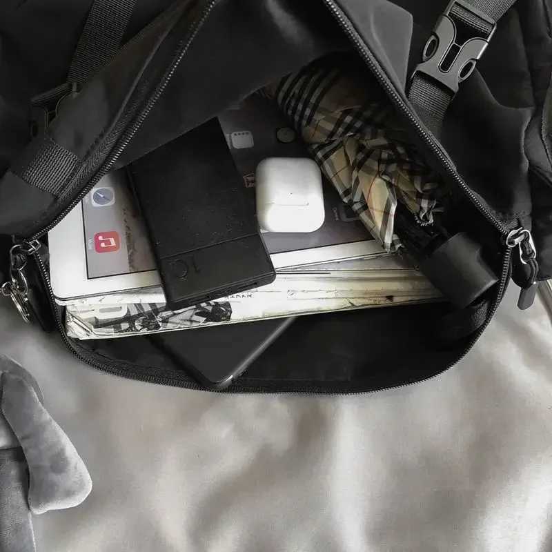 Casual backpack ins Japanese functional tooling bag mens largecapacity shoulder bag sports backpack tide boys bagsT251007