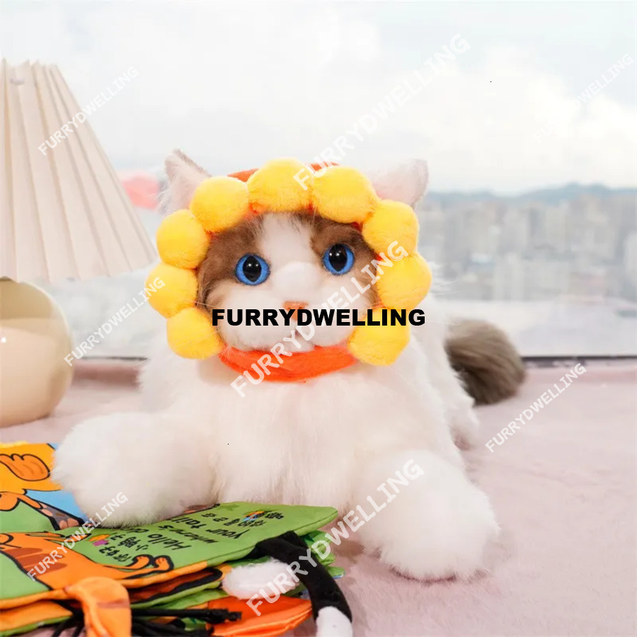 Adorable Suower - Themed Transformable Pet Hats Dwe74 Dogs Cats Adjustable, Ideal For Autumn And Winter