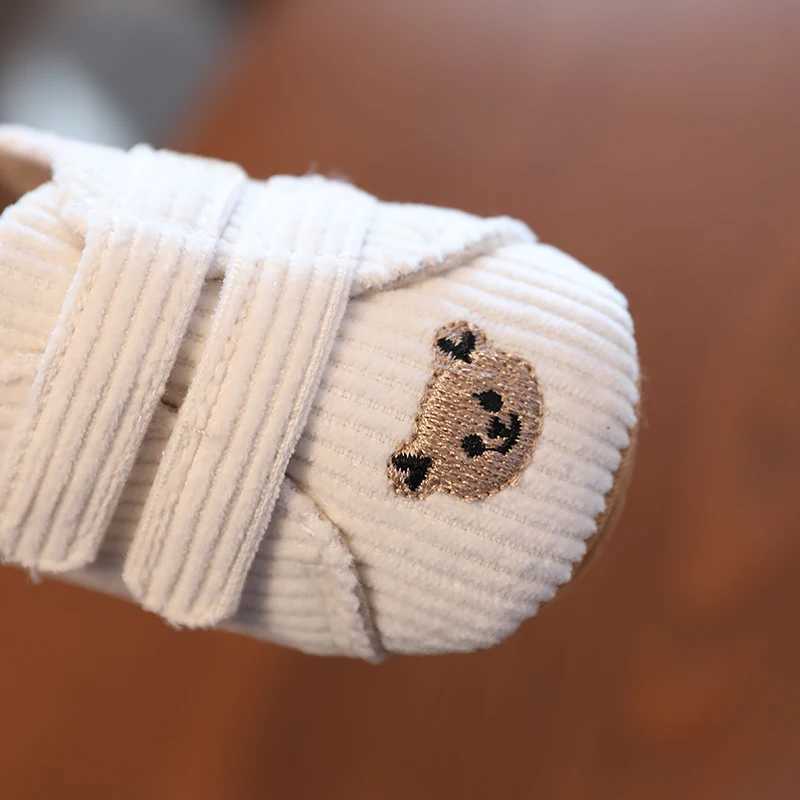 Classic Baby Shoe Boy Girl Baby Cute Animal Face Casual Flat Sneaker Baby Ankle Boot Cotton Rubber Nonslip Warm Walking Shoes C251008