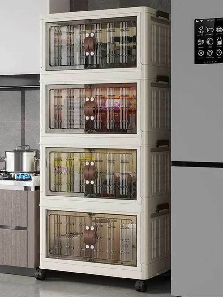 Large Capacity Multifunction Folding Storage Cabinet Dustproof Wardrobe Closet Organizer EasytoInstall Storage Boxes C251008