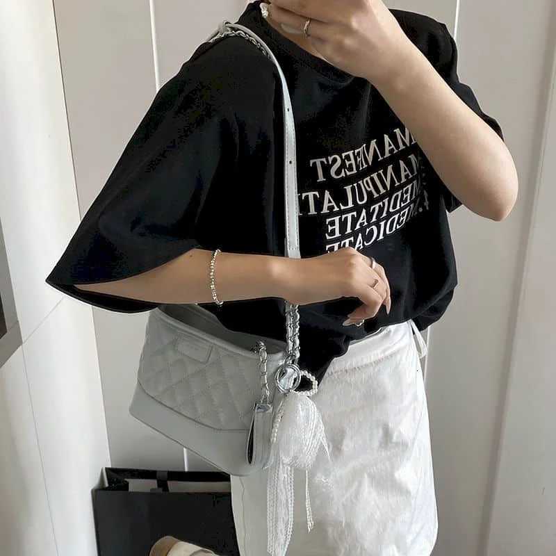 Designer Luxury Crossbody Bags for Wen Korean Style Versatile Lingge Handbags Ahetic Lady Fiable PU Chain Design 1 Bags1 Y251120