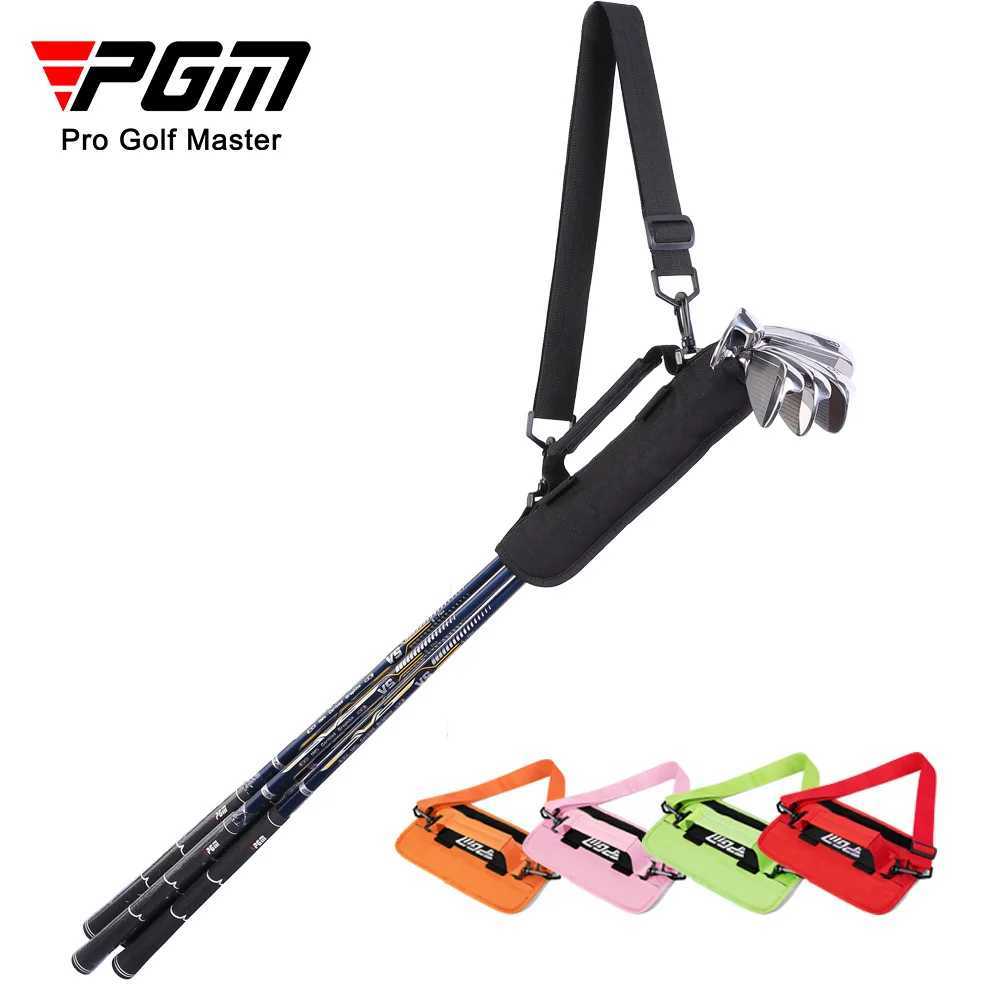 PGM Portable Mini Golf Bag Can Hold 5 Clubs Ultralight Simple Hand Bag Backpack Carrier Belt SOB006 J251008
