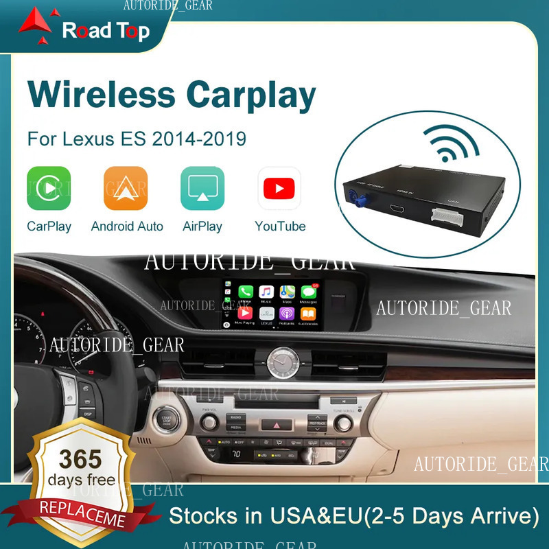 Wireless Carplay For Lexus ES 2014-2019 With Android Auto Mirror Link Airplay Car Utor28 Play Functions