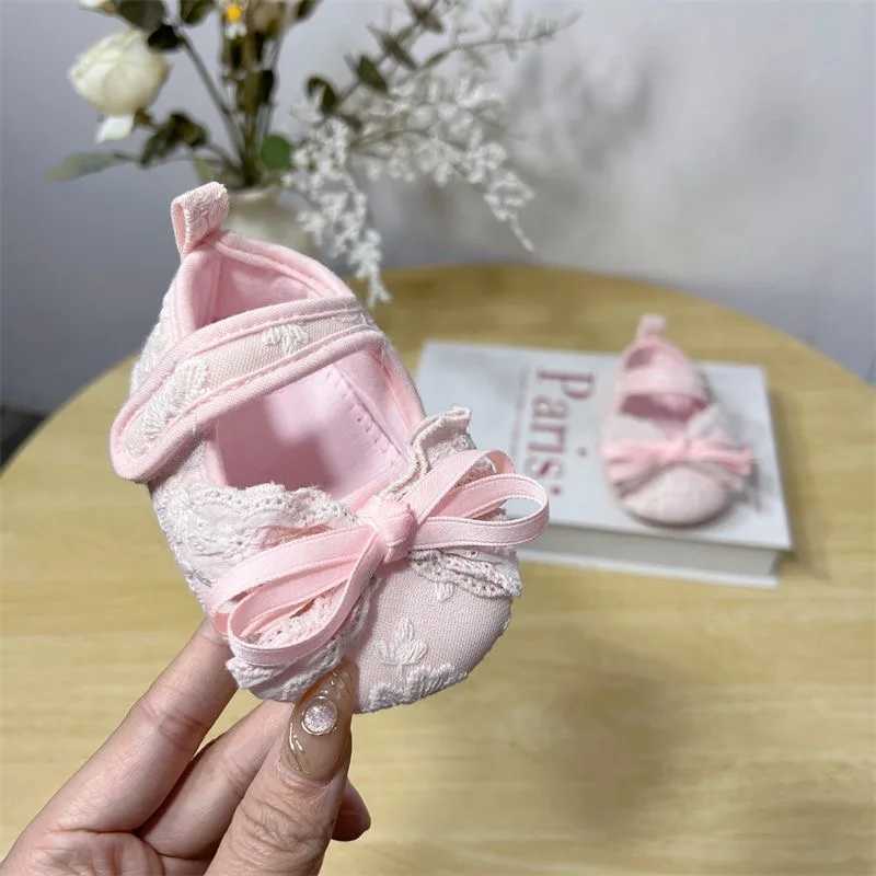 SpringSummer Comfortable Cute Girls Walking Shoes Newborn Baby Soft Sole Mary Jane Birthday Party Flat Shoes Adjustable Stra C251008