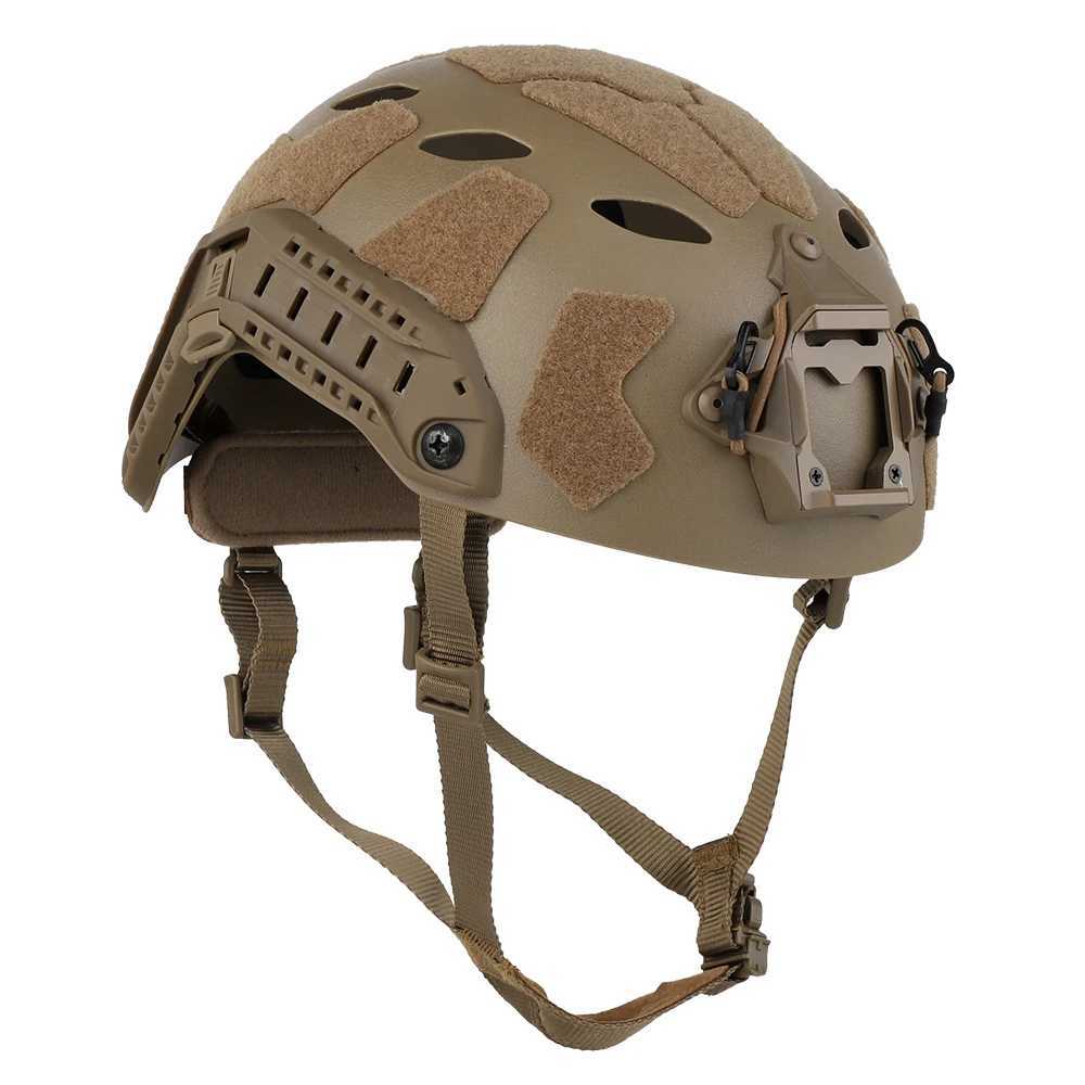 Tactical PJ Helmet Simplified Version OpsCore SF Super High Cut Helmet Outdoor Cycling Paintball Protection Fast Airsoft Helmet C251008
