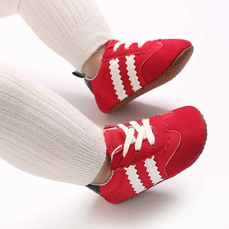 Fashion Color Blocking Lace Up Casual Shoes Spring And Autumn Baby Casual Shoes 018 Months Flat Shoes Baby Walking Shoes C251008