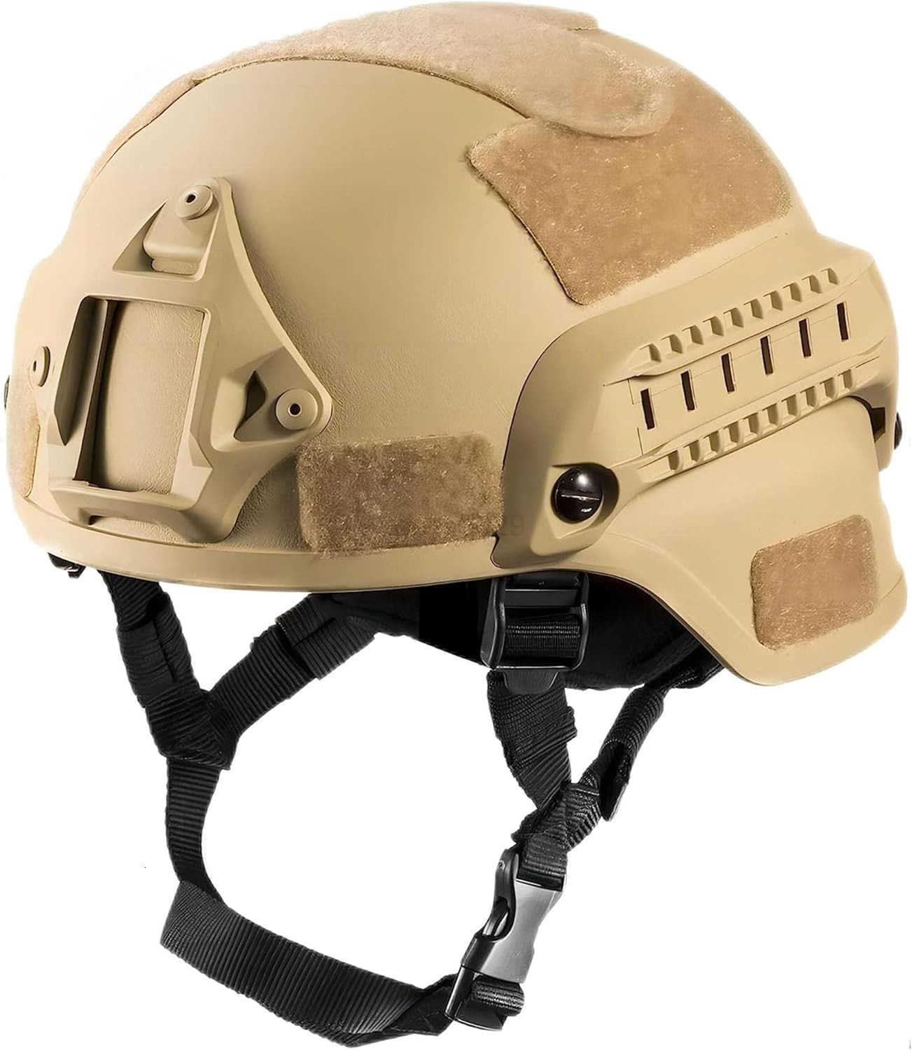 Airsoft Helmet Mich 2000 Tactical Helmet with Ear Protection Front NVG Mount and Side Rail W251008