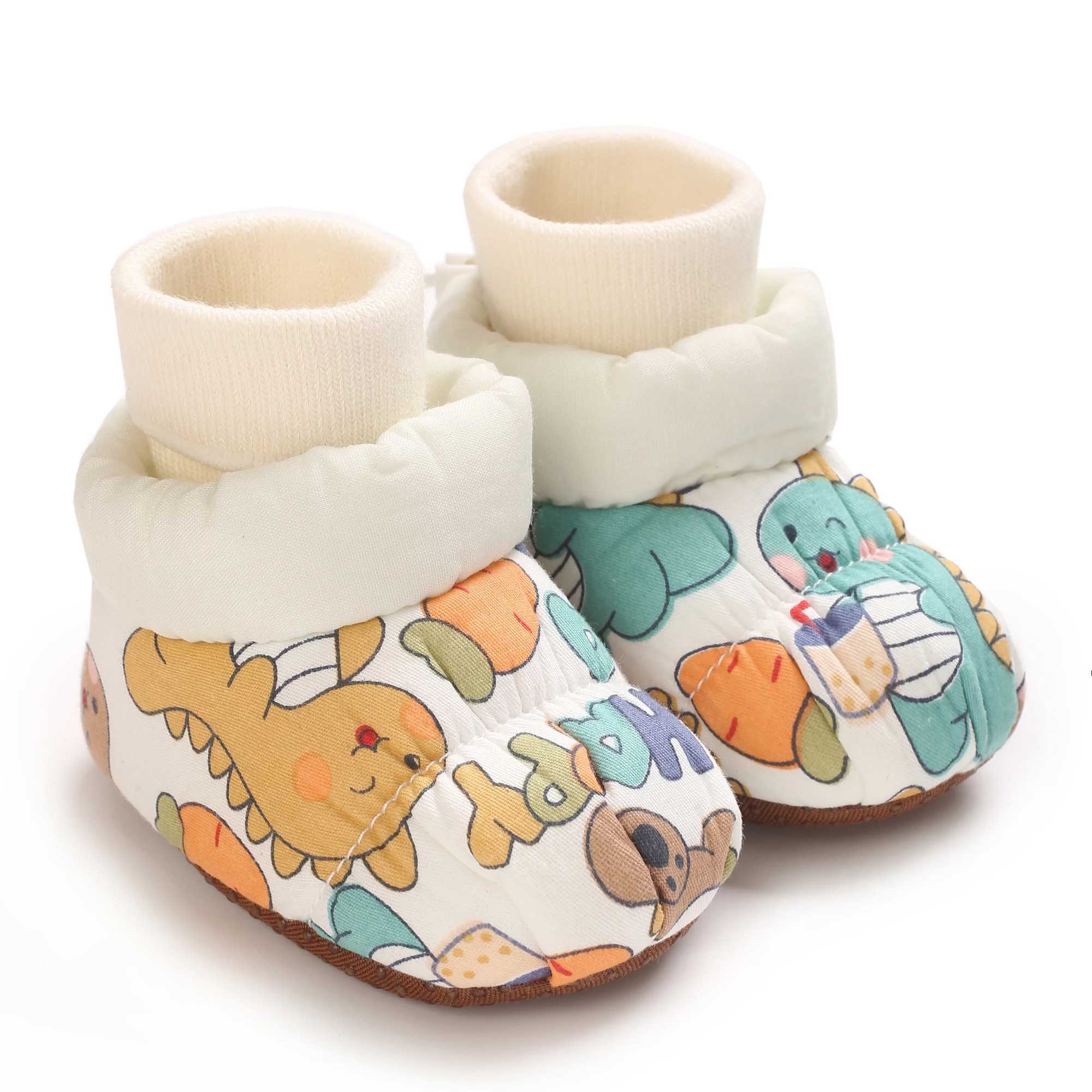 Toddler Girls SlipOn Casual Sneakers with Soft Fabric Sole Cartoon Bear Embroidery Warm Winter School Shoes for Preschool C251008