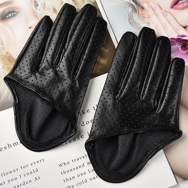 Fashion colored clothing accessories womens leather gloves comfortable short womens gloves warm winter gloves 241106