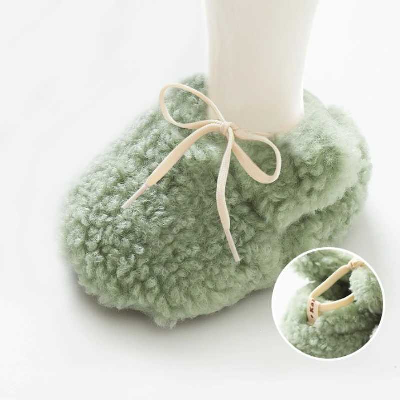 Baby Winter Baby Boy Girl Booties Fluff Soft Toddler Shoes First Walkers Antislip Warm Newborn Infant Crib Shoes Moccasin C251008