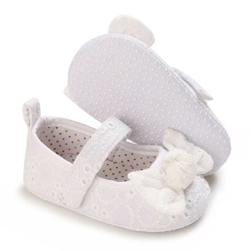 Spring And Autumn Baby Walking Shoes 100 Day Old Anti Slip Lace Baby Princess Soft Soled Walking Shoes C251008