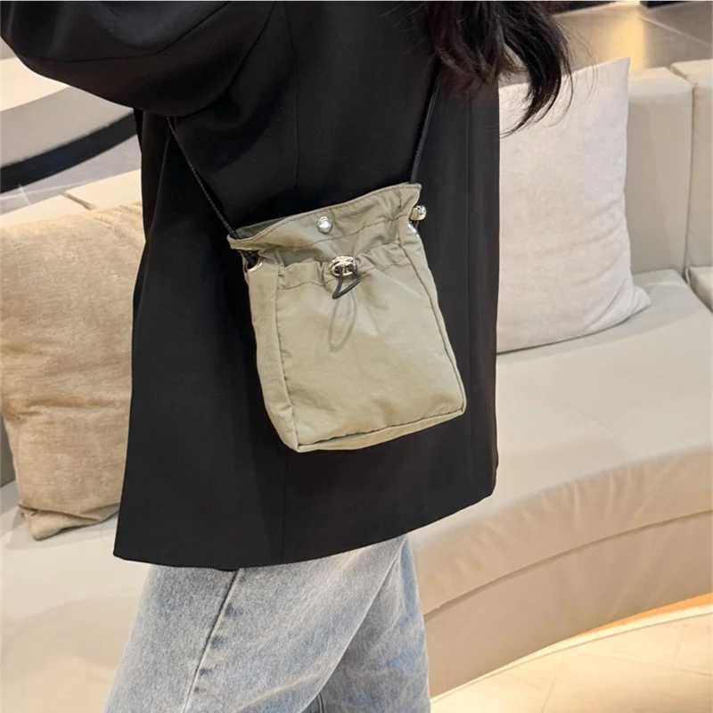 New Nylon Crossbody Bag Soft Mini Phone Wallet Multifunctional Square Shoulder Bag Crossbody Purse Canvas Purse Messenger BagT251007