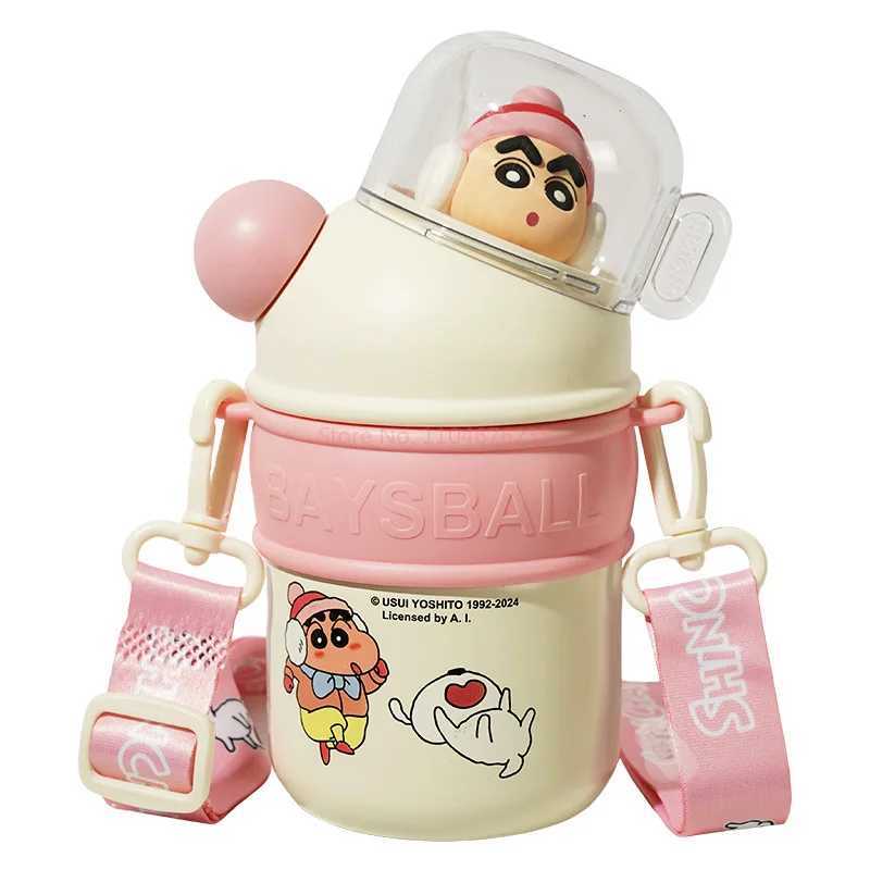 Anime Crayon ShinChan Thermos Cup New 316 Stainless Steel Water Cup Cartoon Action Kamen Series Water Cup Anime Peripheral Gift C251008