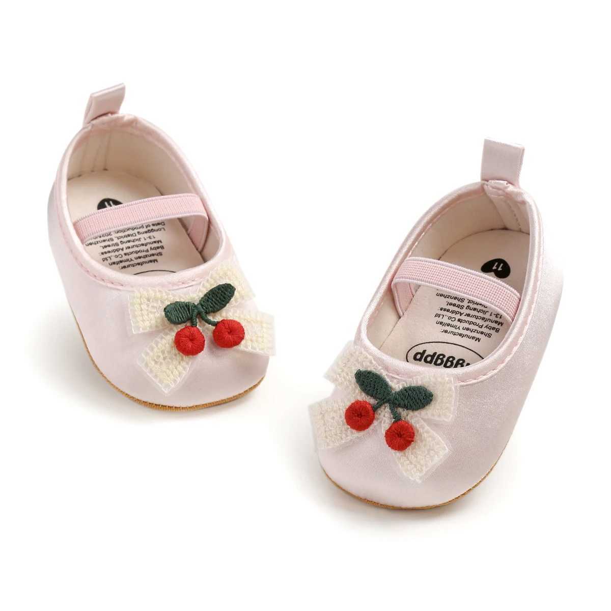 New Infant Baby Girls Mary Jane Flats Non Slip for Toddler First Walkers Soft Sole Crib Shoes Sneaker Wedding Party Christmas Pr C251008