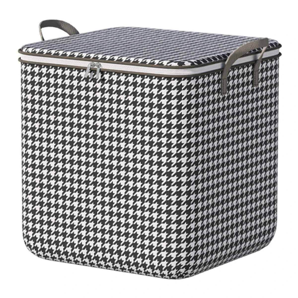 Large Capacity Clothes Storage Bag Foldable Blanket Storage Bags with Zipper and Handle Large Capacity Clothes Organizer C251008