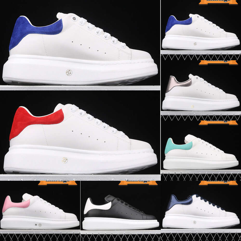 Designer casual Shoesalexanderr uen Platform Sole Sneaker Leather Sneakers Men Women Trainers Rubber Platformsole Shoes Alexander queen AAAtop