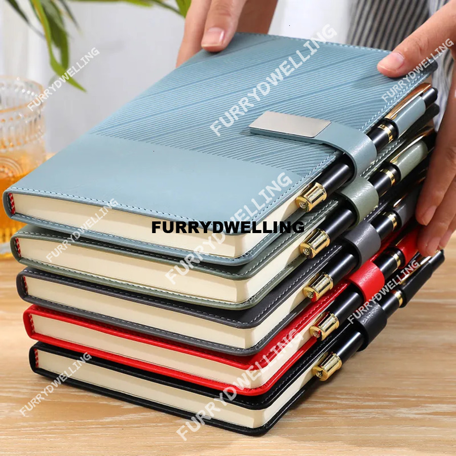 Dwe74 Wholesale Personalized A5 Leather Notepad Professional Use - Sturdy Book Cover Ideal For Record Keeping