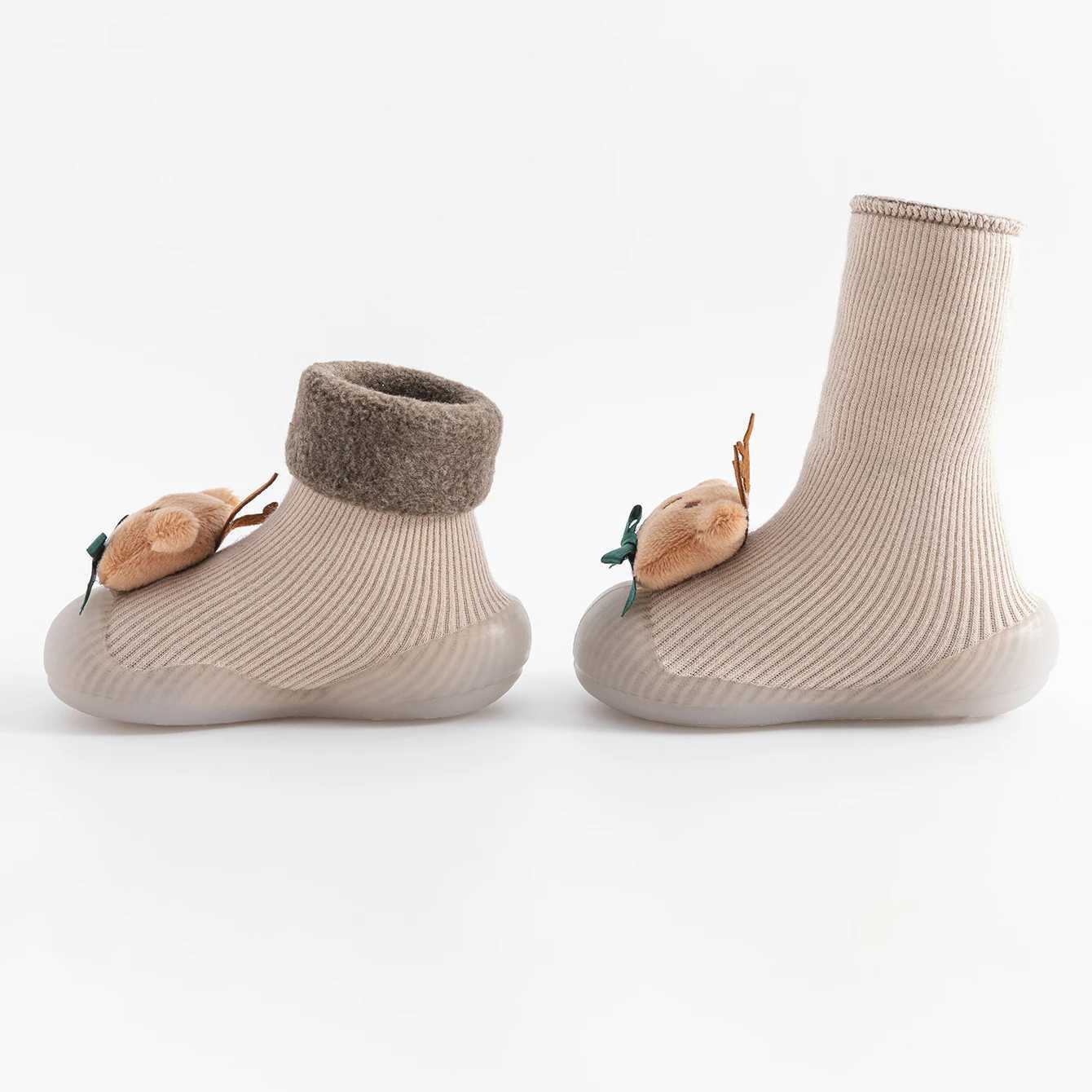 New Year Christmas Gift Baby Winter Snow Booties Toddler Kids Lightweight Warm Shoes NonSlip First Walkers Floor Shoes C251008