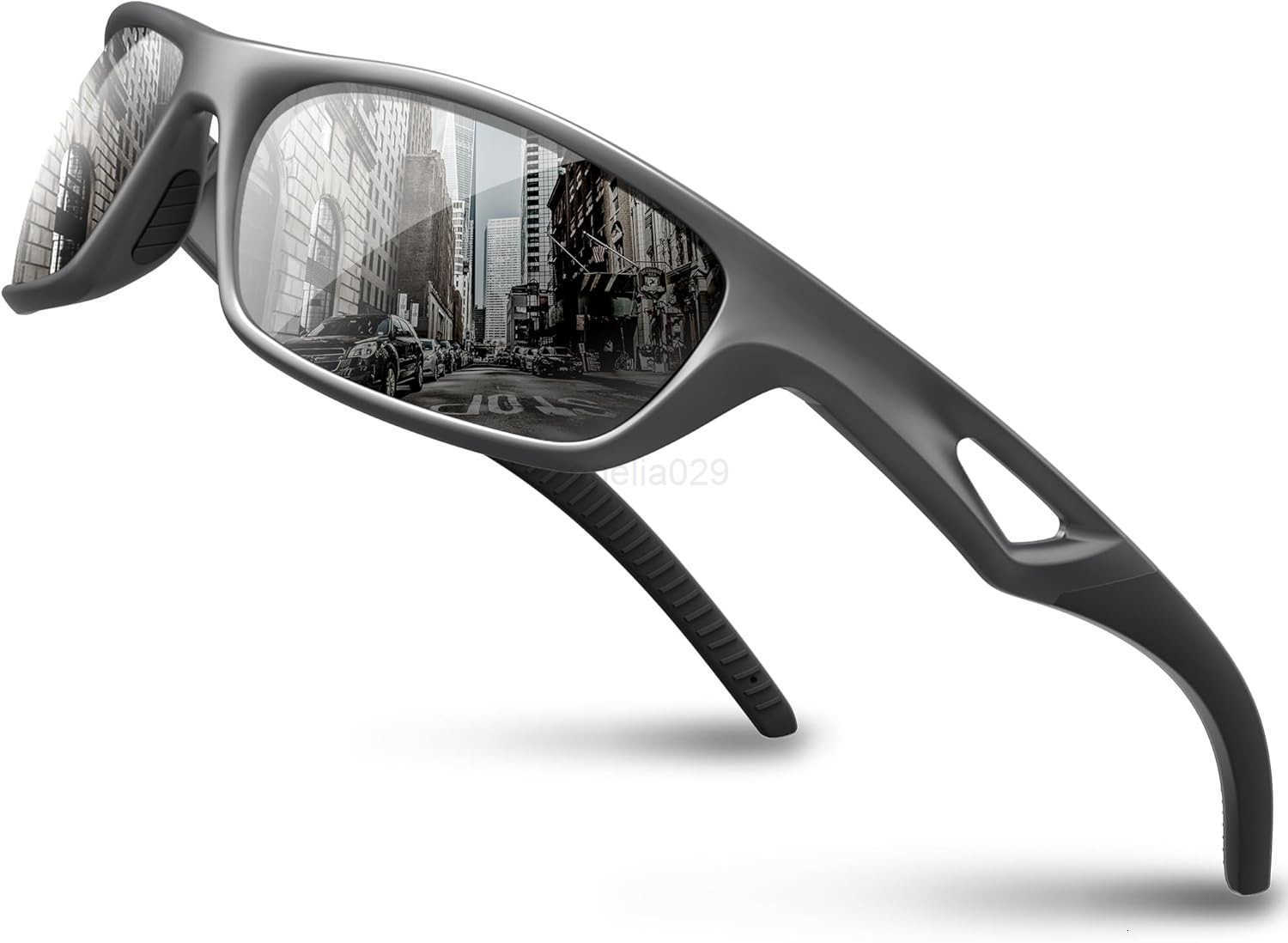 Polarized Sports Sunglasses Driving Sun Glasses Shades for Men Women Tr90 Frame for Cycling Fishing Running RB831 W251008