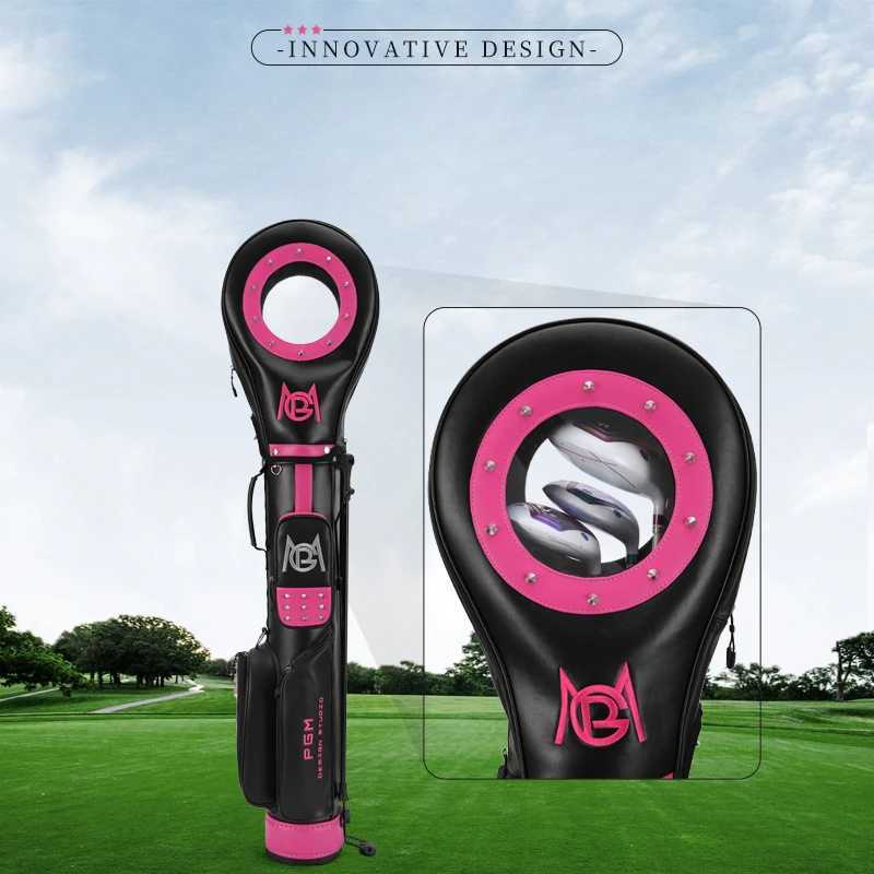 PGM Golf Bags Large Capacity Bracket Clubs Gun Bag Lightweight Waterproof Ultra Fiber Sport Bags QIAB020 J251008