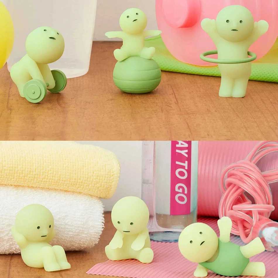 Smiski Series Noctilucent Green Doll Mystery Blind Box Action Figures Model Desktop Decoration Toy For Surprise Gift Z251008