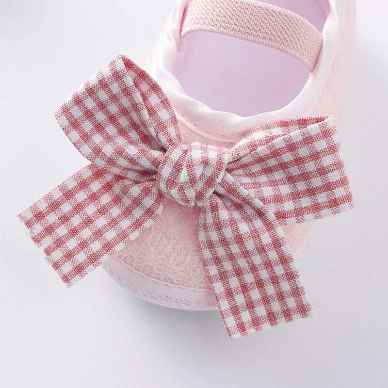 Lovely Bow Princess Baby Shoes Soft Bottom Antislip Infant Soled Newborn First Walkers Solid Toddler Cotton Shoes Prewalker C251008