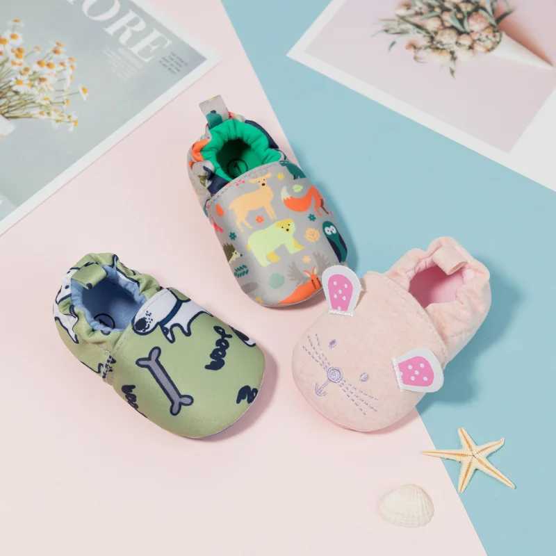 Baby Unisex Cotton Shoes Cute Animal Bee AntiSlip Soft Bottom Baby Boy Girl Shoes First Walkers Newborn Toddler Crib Shoes 2023 C251008