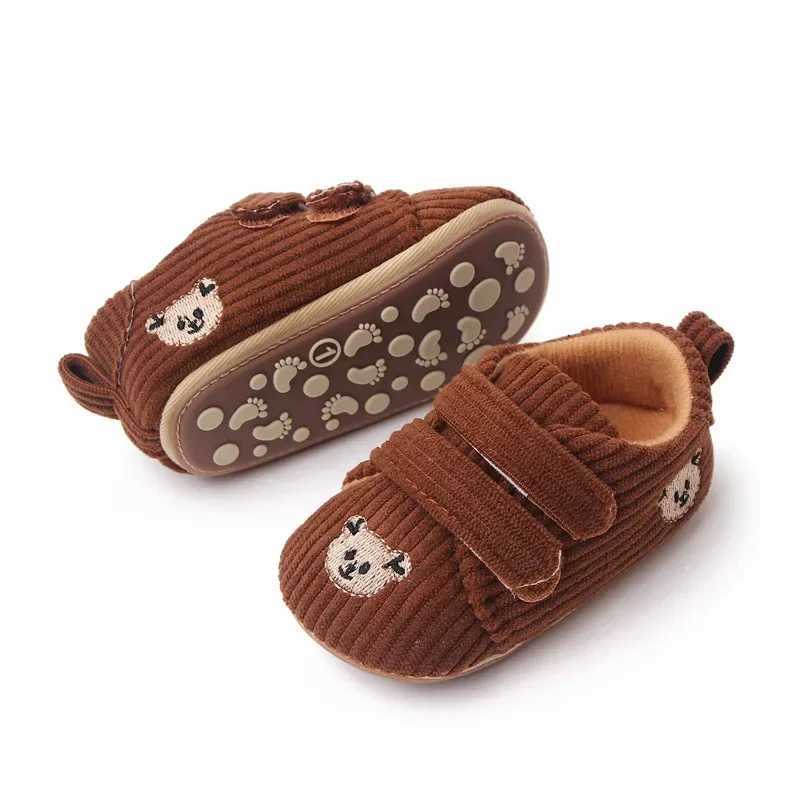 Cartoon Bear Shoes Casual Anti Drop Baby Shoes Soft Sole Baby Girls Boys Walking Shoes Infant Toddler First Walkers C251008