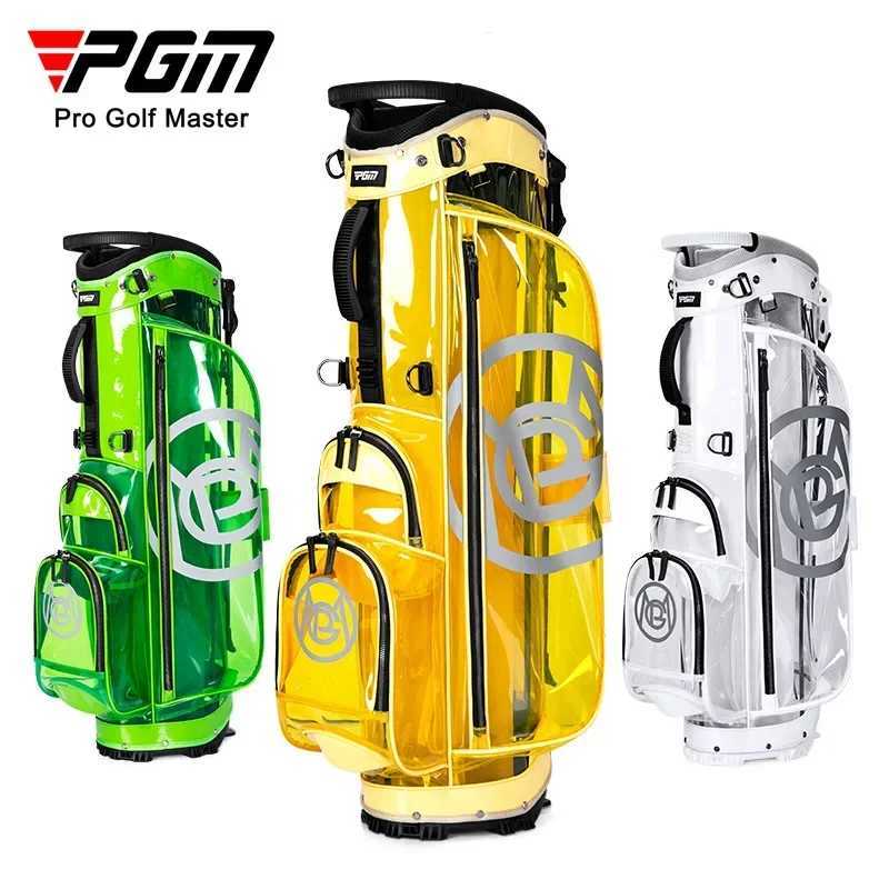 PGM Golf Bag Women High Quality Waterproof Portable Club Pack Lightweight Bright Transparent Put All Sets Clubs QB131 J251008