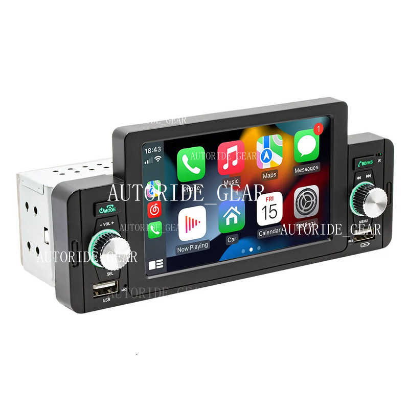 Utor28 5 Inch Auto Radio Carplay Android Auto Mp5 Multimedia Player 1 Din Car Stereo Video GPS Navigation Bluetooth Mirror Link