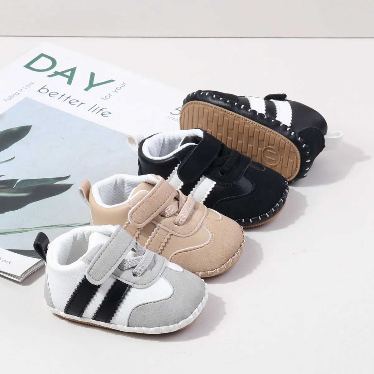 Spring and Autumn 2025 New Style SoftSoled Baby Shoes for Boys and Girls 01 Years Old AntiSlip Breathable Single Shoes C251008