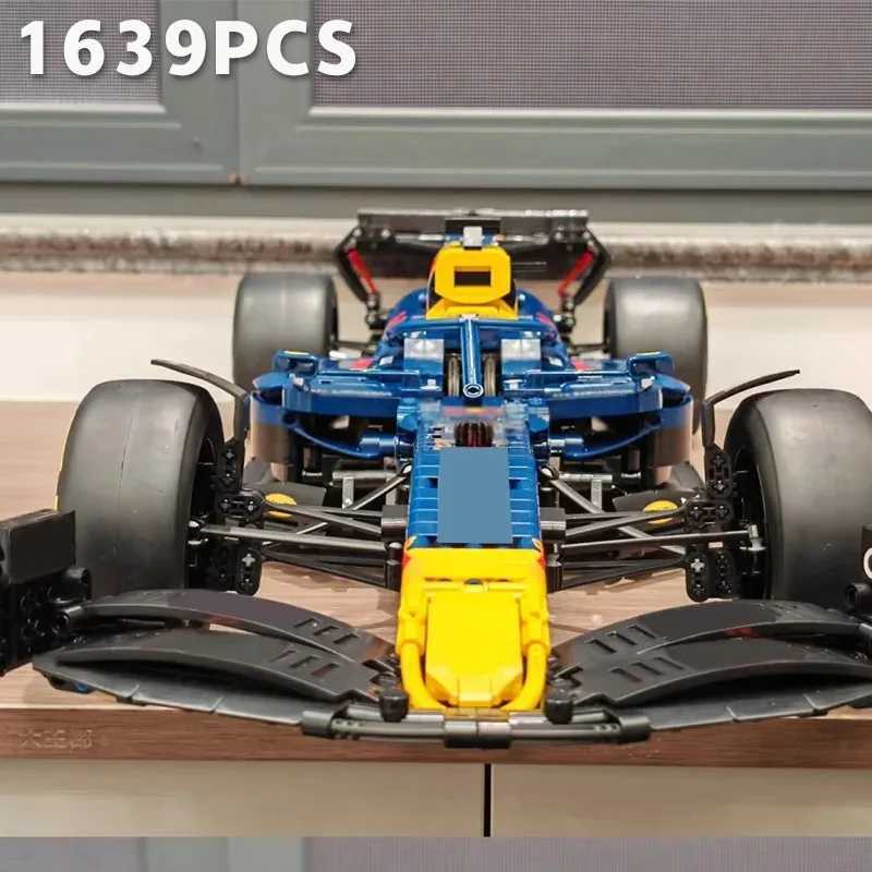 18 F1 Formula 42206 42207 Technical Racing Car Mechanical SF24 Boy Building Blocks Decoration Ornament Toy Party Gift H260509