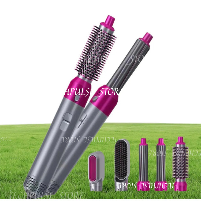 2021 Sell Dryer Brush 5 In tech73 1 Curler Roller Wand Hair Curler Comb Kit Rotating Air Curling Iron Styler3202863