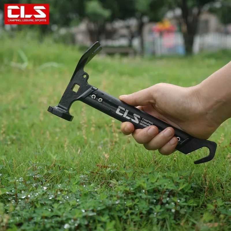 CLS Outdoor Tools Mini Tent Hammer Multi Functional Stainless Steel Aluminum Alloy Handle Camping Skyline Hammer Small Hammer J251121