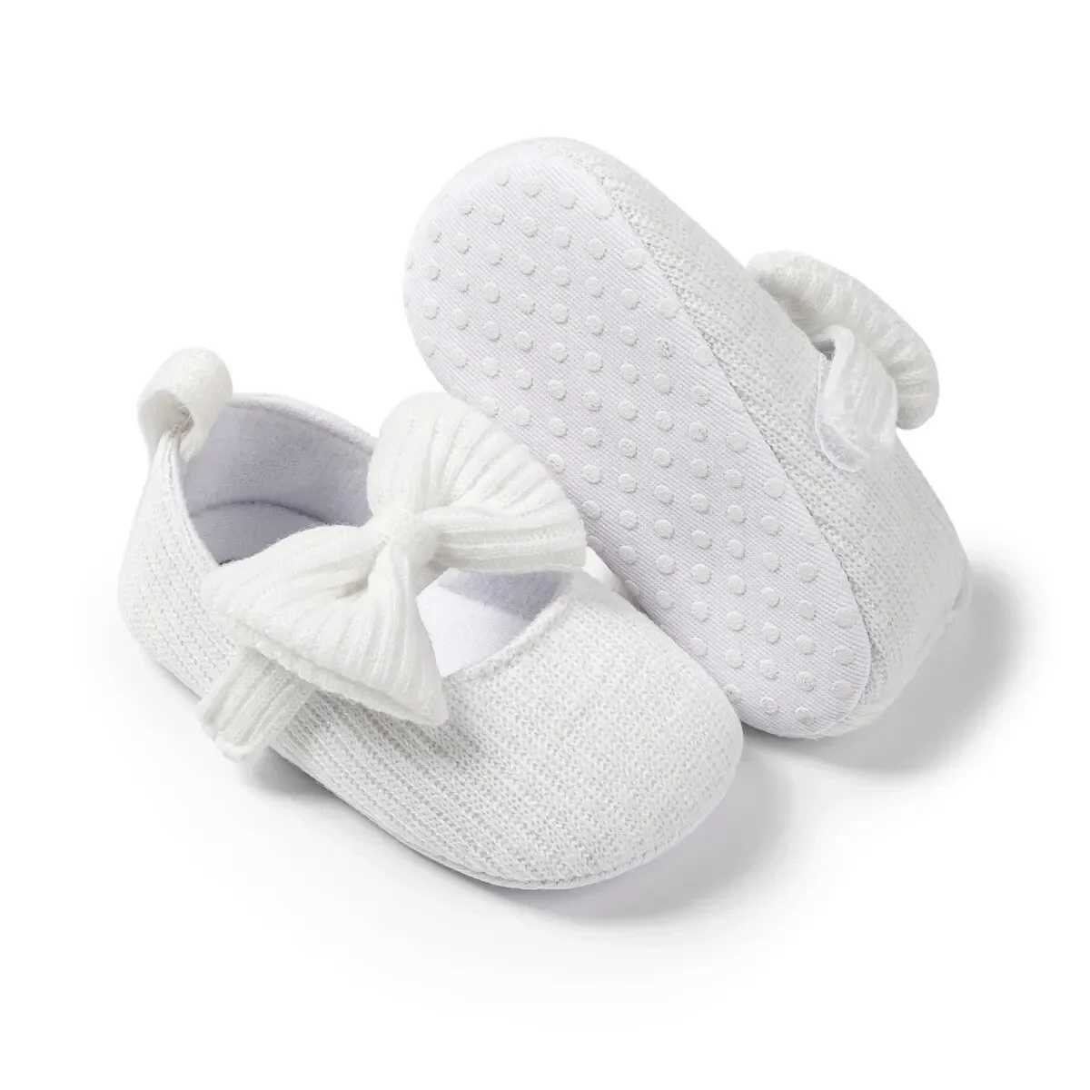 Meckior Spring Autumn Cotton Sole Baby Girl Shoes Newborn Toddler Bow Love First Walkers Antislip Baby Casual Shoes Moccasins C251008