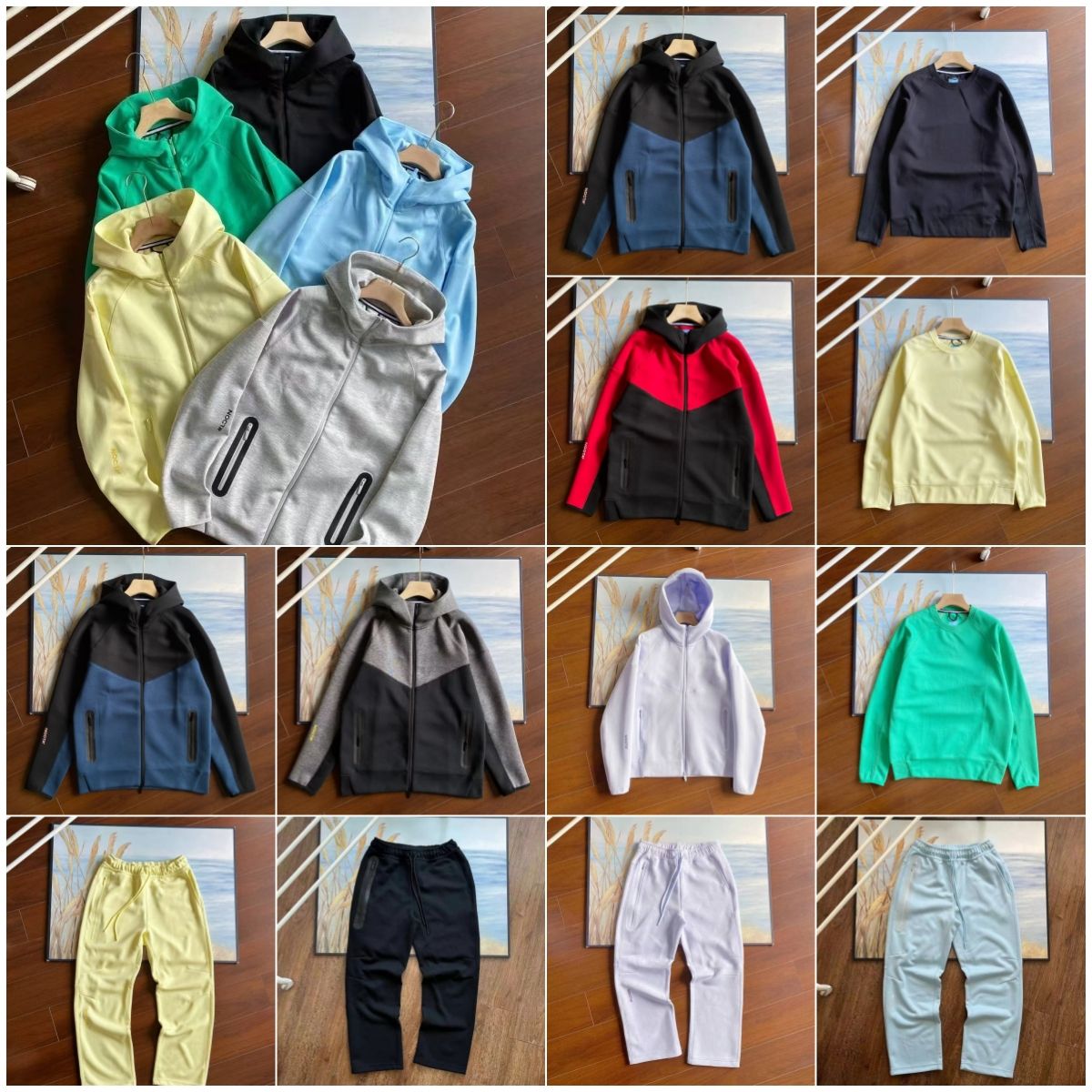 Noctas Tracksuits Mens Jackets Tech Fleece Hoodies Sweatshirt Designer Jackets Sports Pants Set 2 Piece Men Woman Zip Up Hooded Sweater Running Outerwear Trousers