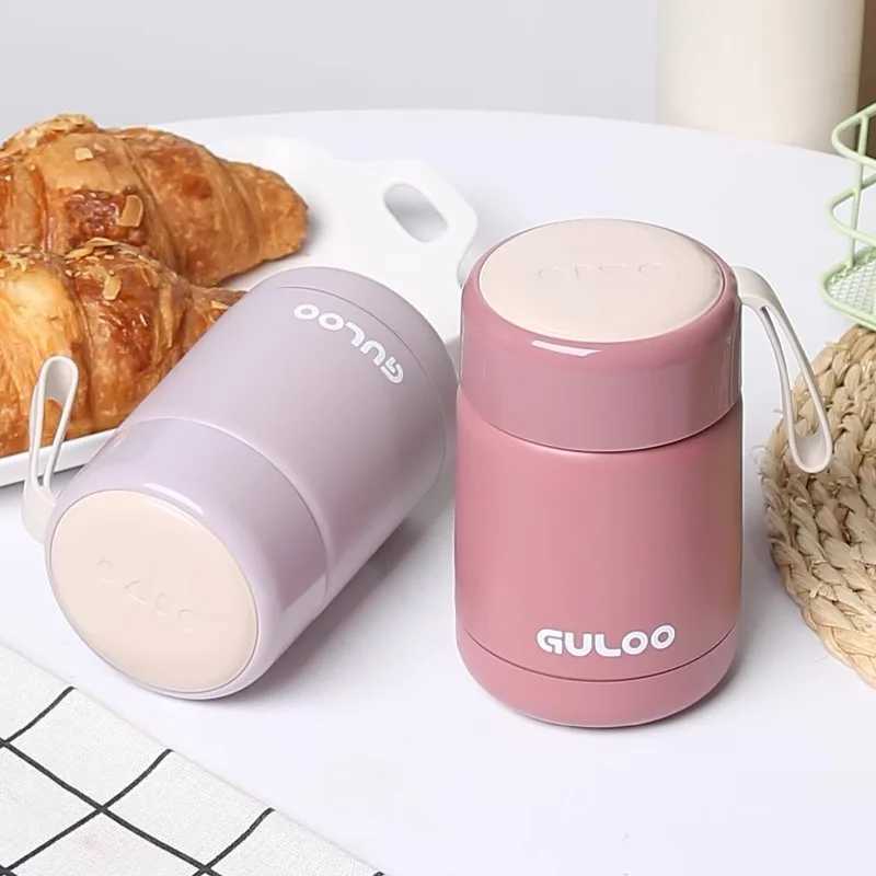 300ml MIni Stainless Steel 304 Braised Flask Thermal Lunch Box Stew Beaker Girl Students LeakProof Vacuum Flask Tumbler C251008