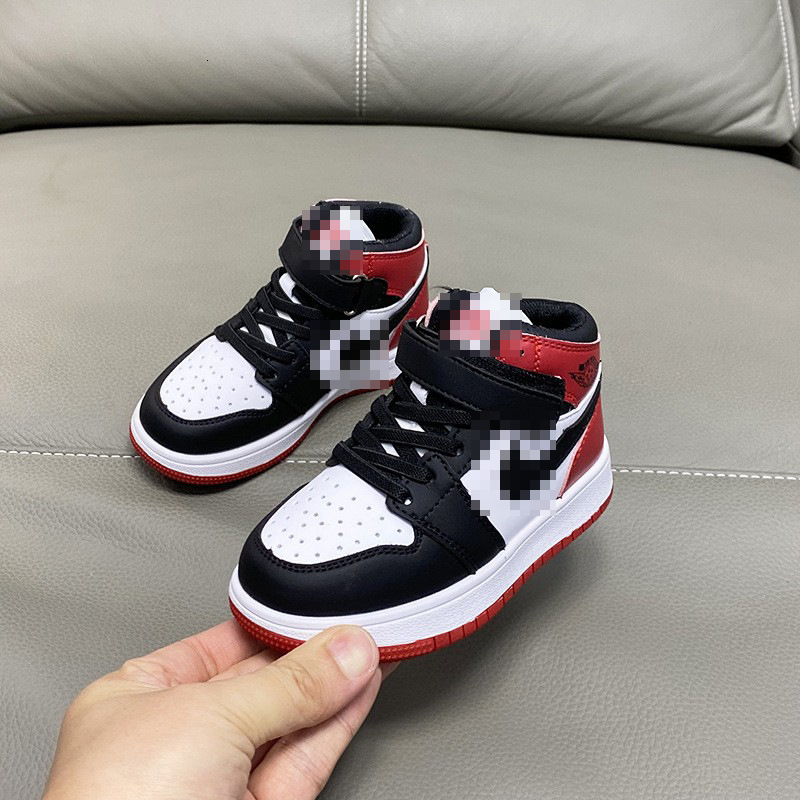 Autumn and winter new soft soled sports shoes for boys, basketball shoes for girls, casual high top sports shoes, designer shoes