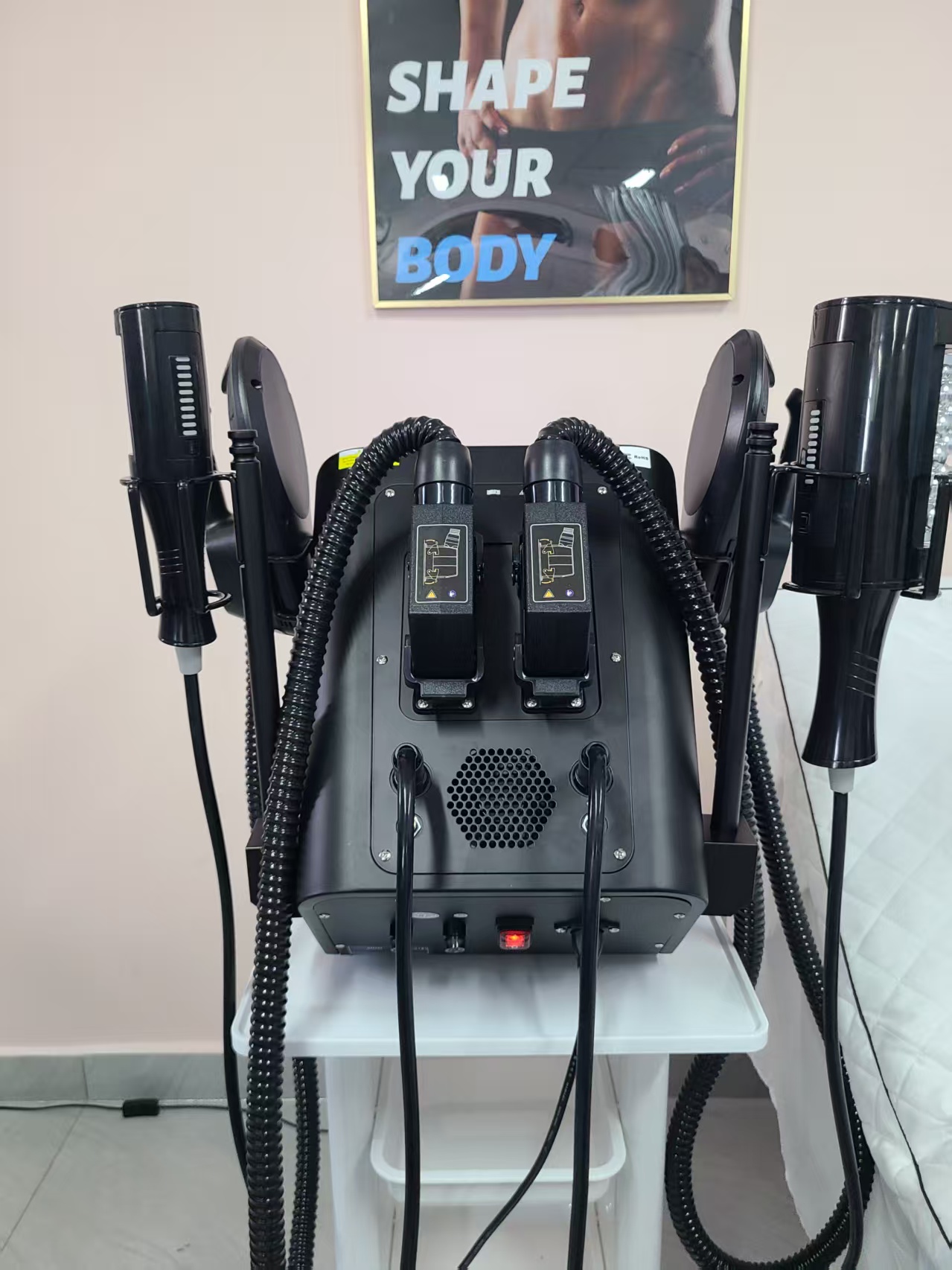 HOT Professional EMS Roller Body Slimming Machine 360° Rotating Fat Burning Weight Loss Skin Lifting Beauty Salon and Spa Sculpting Device