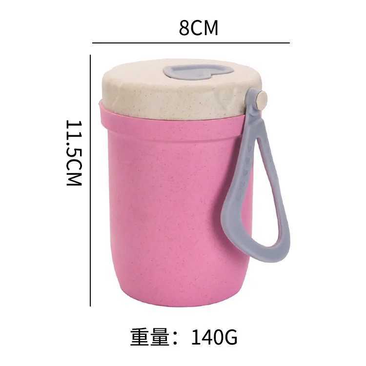 Kpop Demon Hunters Double Layer Straw Water Cup Cartoon Letter Printed Cups Women Portable Coffee Cup Fashion Water Bottle Gift C251008