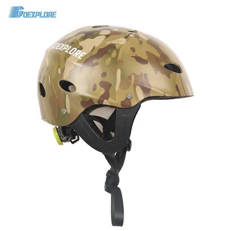 GoexploreWater Sports Helmet for Men ABS Boating Kayak Roller Skating Rock Mountain Climbing Water Sports Equipment Adult C251008