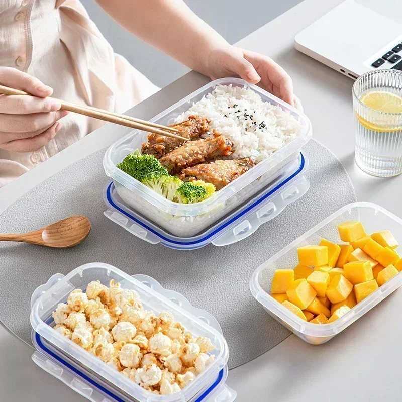 Vacuum Food Containers Microwave Safe Storage Box FreshKeeping Sealing Box Transparent Storage Container Fridge Food Dispenser C251008