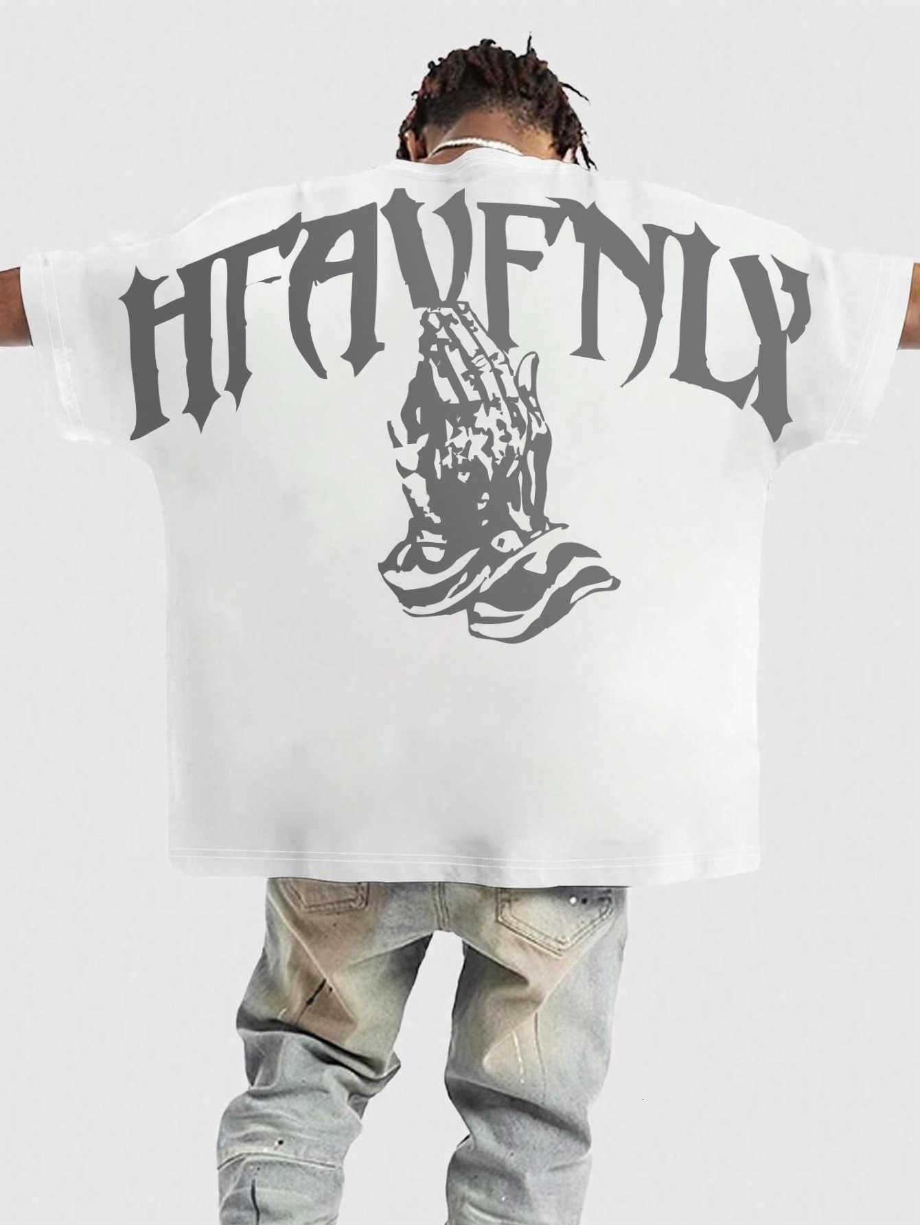 Racing Car T-shirt Mens Summer Round Neck Letter Print Short Pullover Y2k Sweater Model Loose Leisure Outdoor Strt Clothes X250528