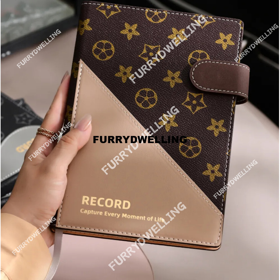 Wholesale Creative Art Vintage A5 Hardcover Lined Notebook Business Office High-Quality Dwe74 Printable Meeting Schedule Work Memo High-End Journal 250818